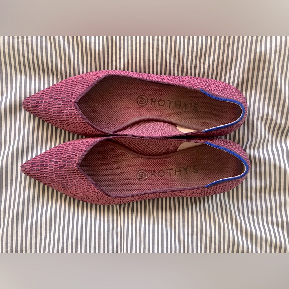 Rothy’s The Point, size 9.5, purple